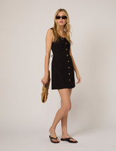 Black Rosie Mini Shift Dress